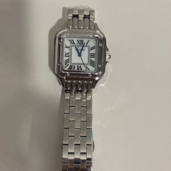 Silver Square Face Watch - Picture 3 of 3